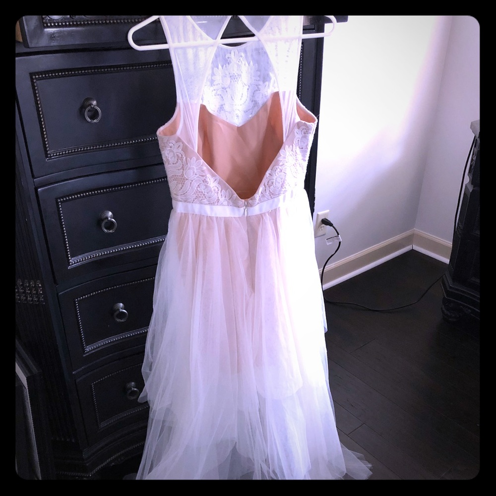 Bcbgmaxazria Riese high low dress.